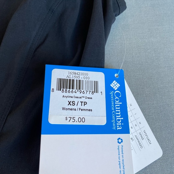 Columbia Omnishield Sleeveless Dress Black XS - Picture 10 of 14